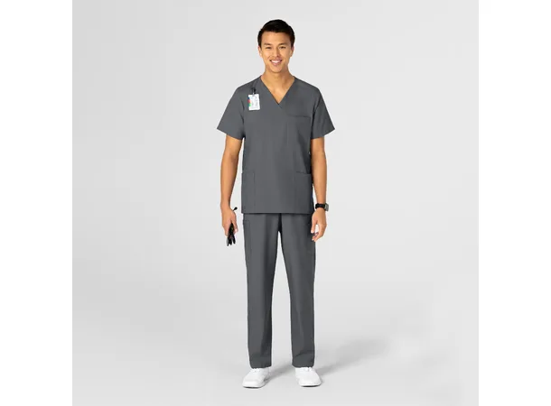 W123 Unisex tunika med 4 lommer Pewter S 