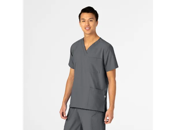 W123 Unisex tunika med 4 lommer Pewter S 