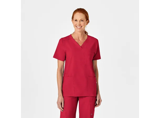 W123 Unisex tunika med 4 lommer Red XL 