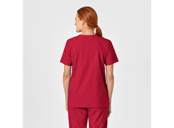 W123 Unisex tunika med 4 lommer Red XL 