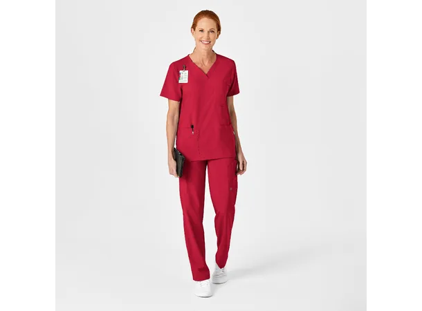 W123 Unisex tunika med 4 lommer Red XL 