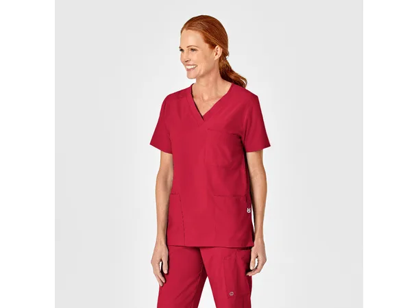 W123 Unisex tunika med 4 lommer Red XL 