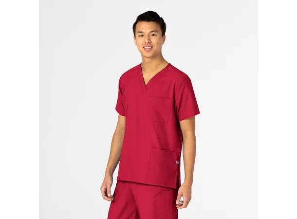 W123 Unisex tunika med 4 lommer Red XL 