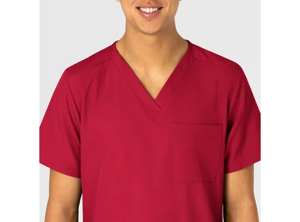 W123 Unisex tunika med 4 lommer Red XL 