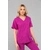 KIM Dametunika med V-hals Amaranth XL 
