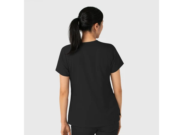 Boundless Dametunika med kurvet V-hals Black S 