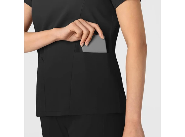 Boundless Dametunika med kurvet V-hals Black XL 