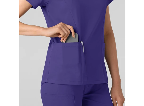 Boundless Dametunika med kurvet V-hals Grape S 