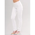 Damejeans med stretch White L