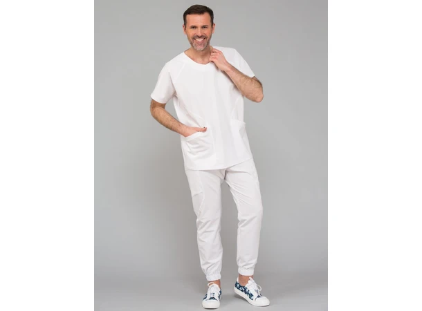 ENERGY Herrebukse med strikk i ben White XL 