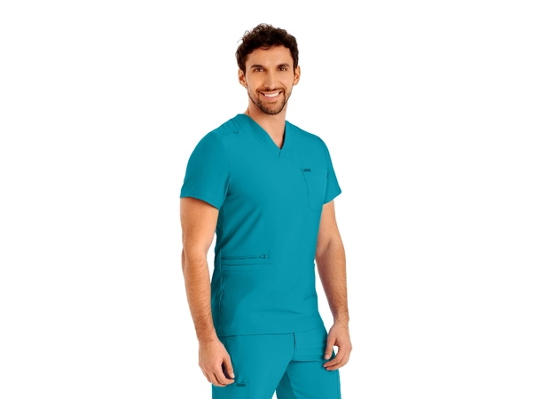 Forward Herretunika med V-hals Teal XXL 