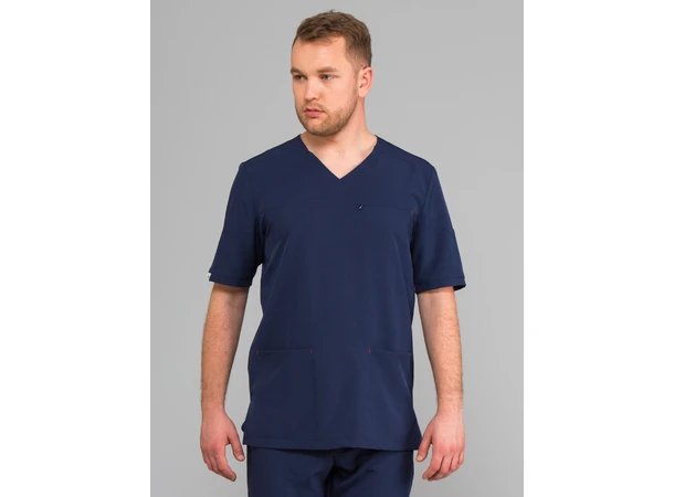 LEO Herretunika med brystlomme Ink Blue  L 