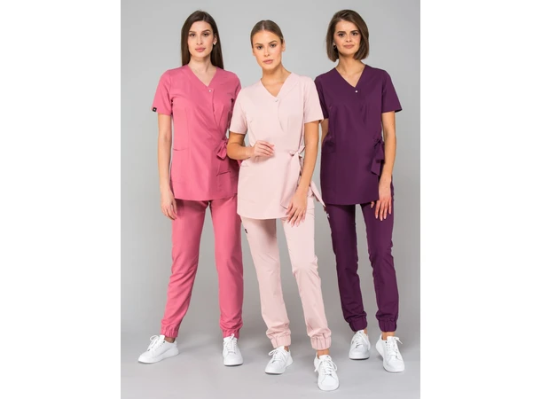 LIV Dametunika med snøring i livet Flamingo Pink XS 