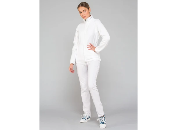 NELI Fleecejakke med lommer White XL 