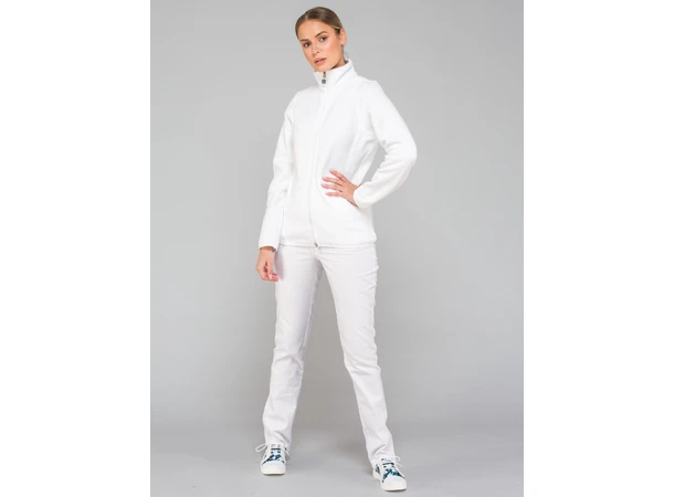 NELI Fleecejakke med lommer White XL 