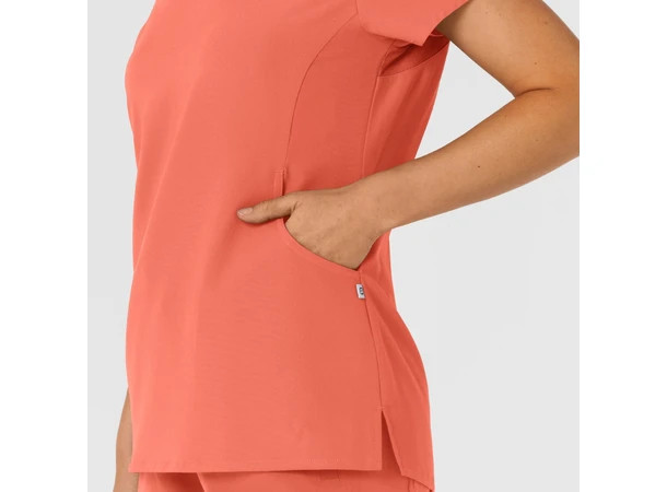 Nova Dametunika med V-hals Sugar Coral XS 