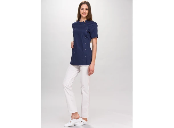 PAULA FLEX Dametunika med rund hals Ink Blue L 