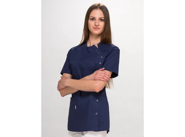 PAULA FLEX Dametunika med rund hals Ink Blue L 