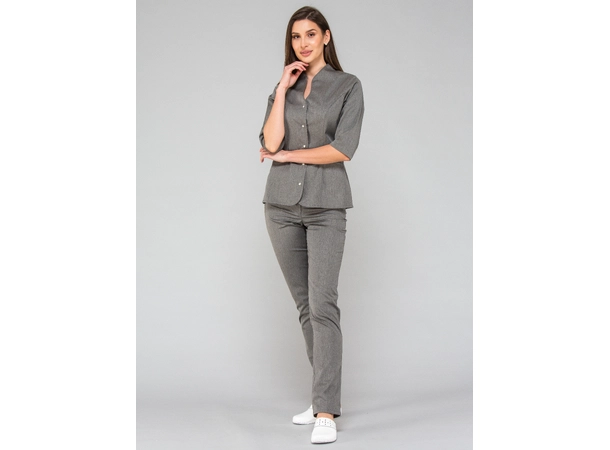 ROZA Dametunika med 3-kvart arm Graphite Melange M 