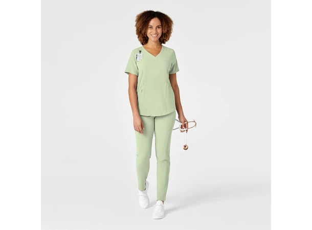 Renew Dametunika med V-hals og sidelomme Fresh Mint M 