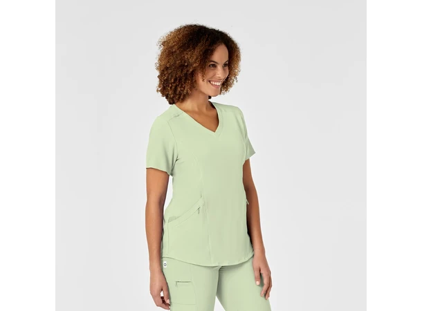 Renew Dametunika med V-hals og sidelomme Fresh Mint M 