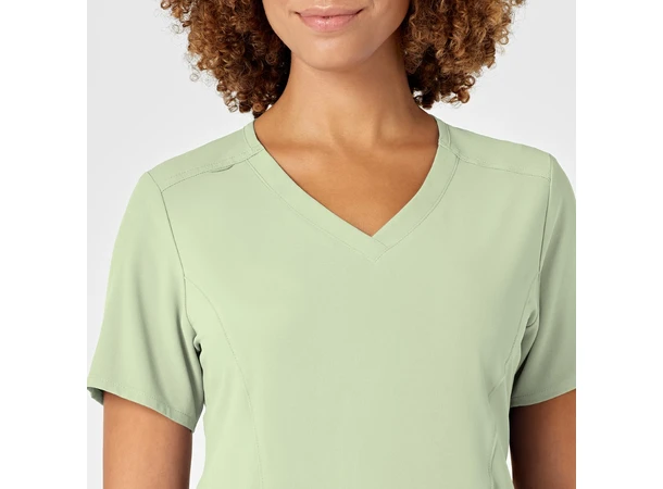 Renew Dametunika med V-hals og sidelomme Fresh Mint M 