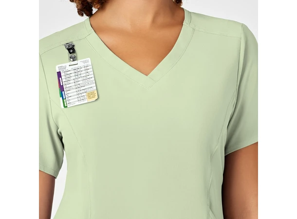 Renew Dametunika med V-hals og sidelomme Fresh Mint M 