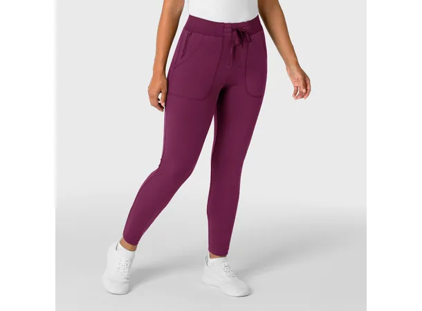 Renew Knit Damebukse med snøring i livet Wine 3XL 