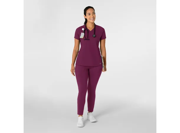 Renew Knit Damebukse med snøring i livet Wine 3XL 