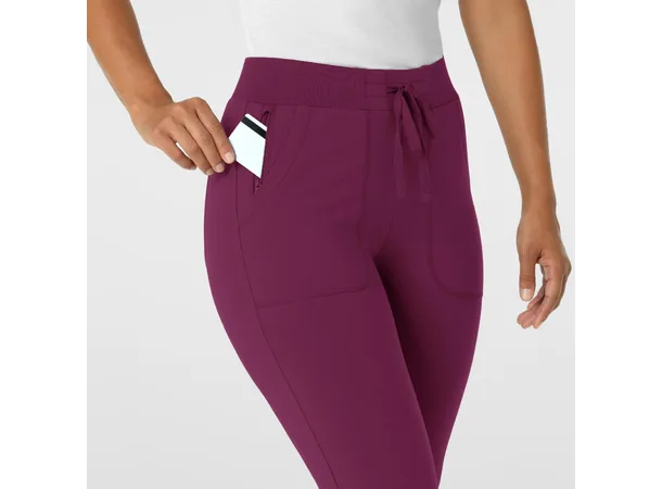 Renew Knit Damebukse med snøring i livet Wine 3XL 