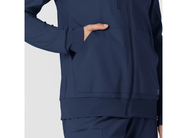 Renew Knit Damejakke med hette Navy XL 