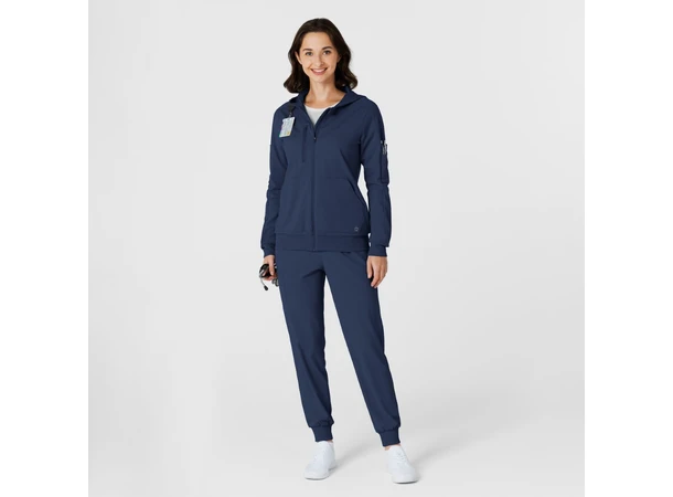 Renew Knit Damejakke med hette Navy XL 