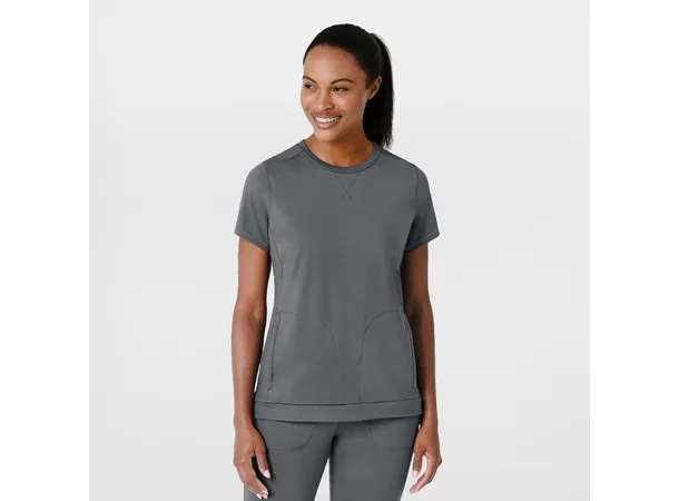 Renew Knit Dametunika med rund hals Pewter S 