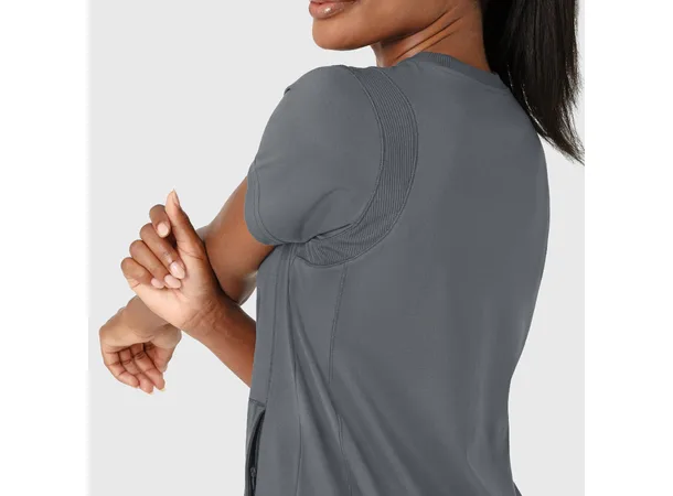 Renew Knit Dametunika med rund hals Pewter S 