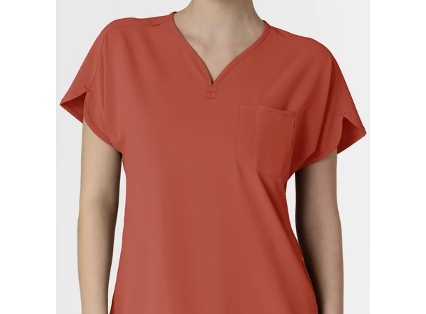 Renew Tunika med Hjerteformet hals Mineral Red M 