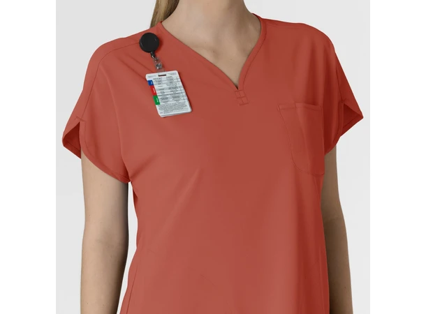 Renew Tunika med Hjerteformet hals Mineral Red M 