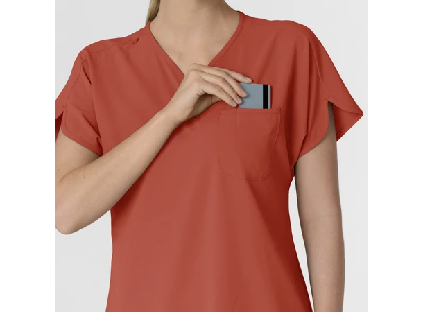 Renew Tunika med Hjerteformet hals Mineral Red M 