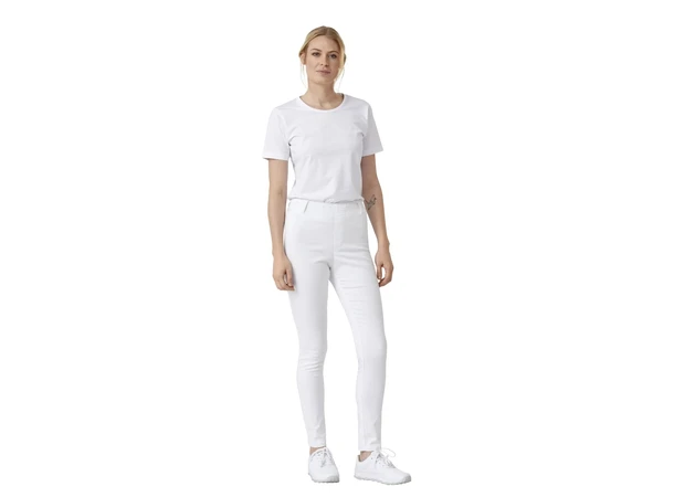 Standard High Waist Stretch Pull On Hvit XL 