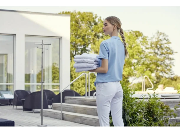 Standard High Waist Stretch Pull On Hvit XL 