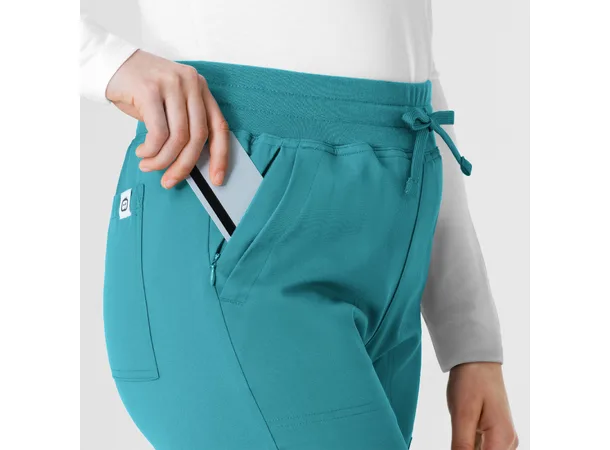 Thrive Damebukse med høyt liv Teal Blue XXL 