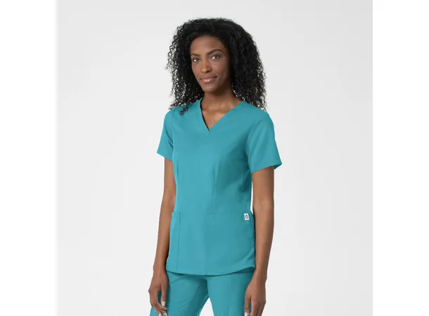 Thrive Dametunika med frontlommer Teal Blue S 