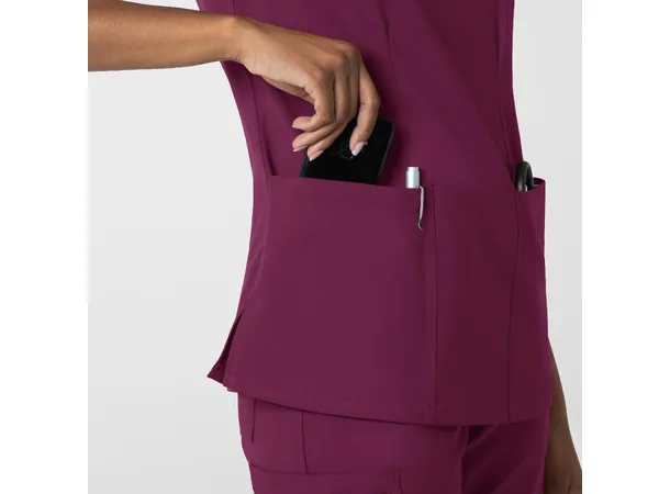 Thrive Dametunika med frontlommer Wine M 