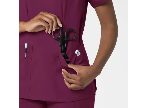 Thrive Dametunika med frontlommer Wine M 