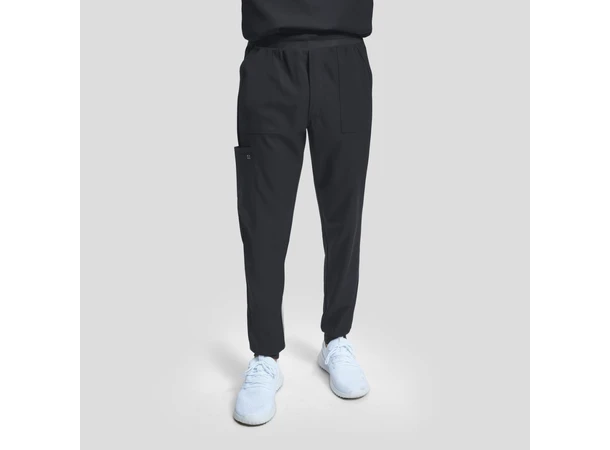 Vibe Herrebukse med snøring i livet Pewter M 