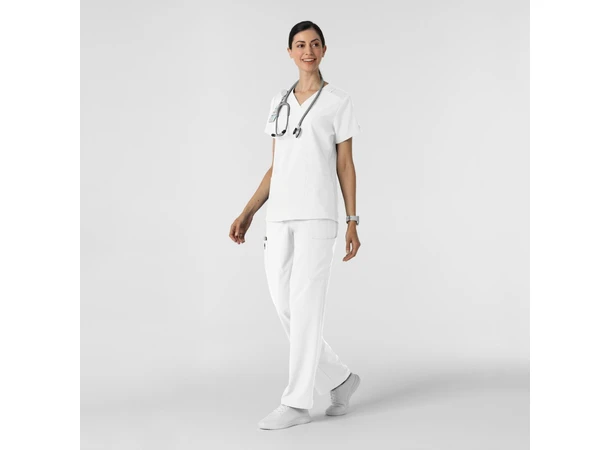 W123 Damebukse med rette ben White XL 