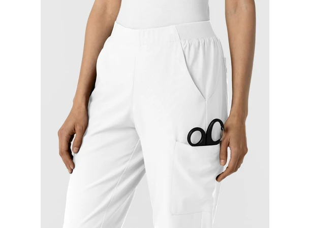 W123 Damebukse med rette ben White XL 