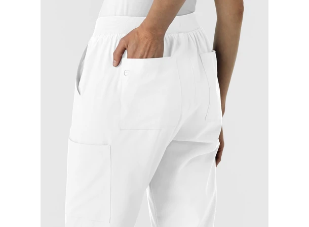 W123 Damebukse med rette ben White XL 