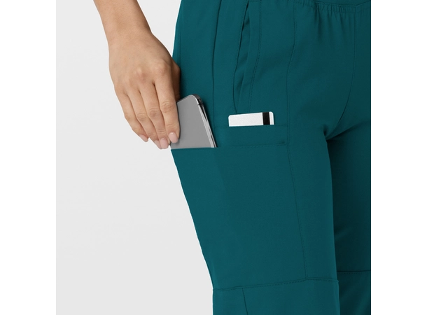 W123 Damebukse med strikk i ben Caribbean Blue L 