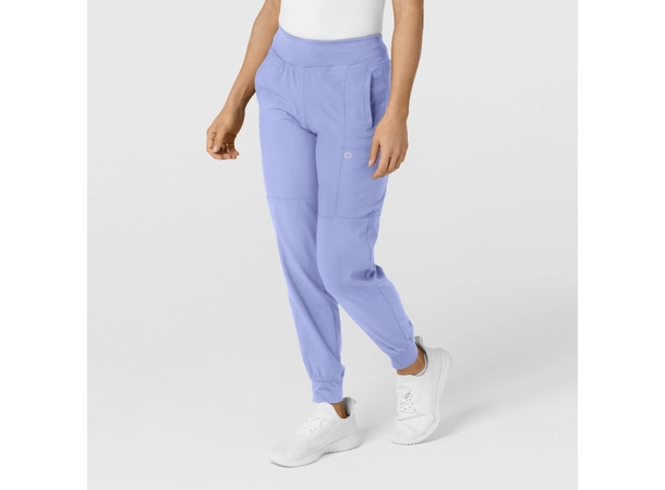 W123 Damebukse med strikk i ben Ceil Blue L 