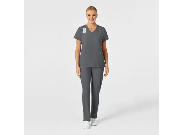 W123 Dametunika med V-hals Pewter S 